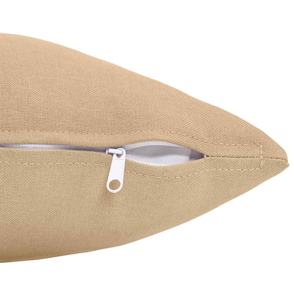 Federa 6 pz HEERLEN Crema 40 x 60 cm Tessuto