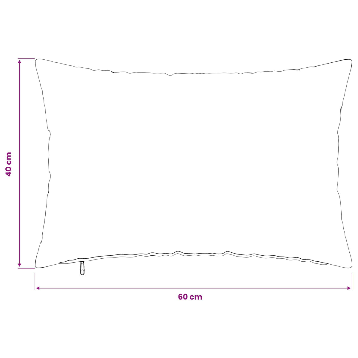 Federa 6 pz HEERLEN Crema 40 x 60 cm Tessuto | homemem39
