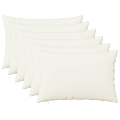 Federa 6 pz HEERLEN Bianco 40 x 60 cm Tessuto