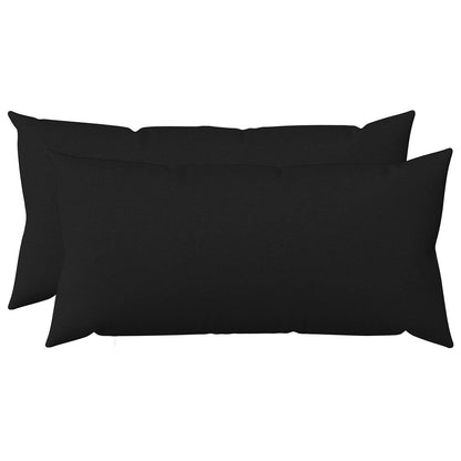 Federa 2 pz HEERLEN Nero 40 x 70 cm Tessuto
