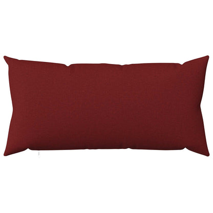 Federa 6 pz HEERLEN Rosso Vino 40 x 80 cm Tessuto | homemem39