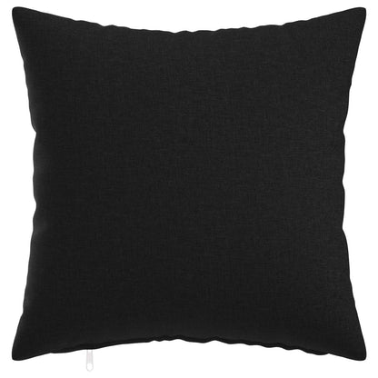 Federa 6 pz HEERLEN Nero 45 x 45 cm Tessuto | homemem39