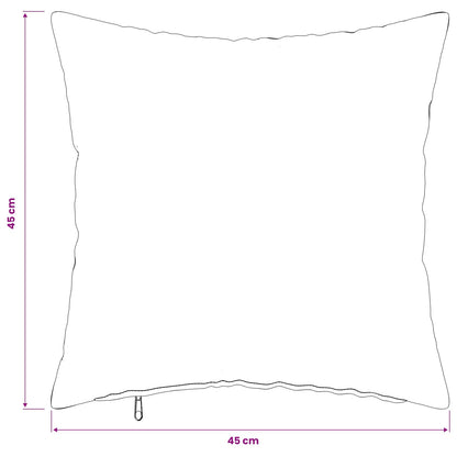 Federa 6 pz HEERLEN Nero 45 x 45 cm Tessuto | homemem39
