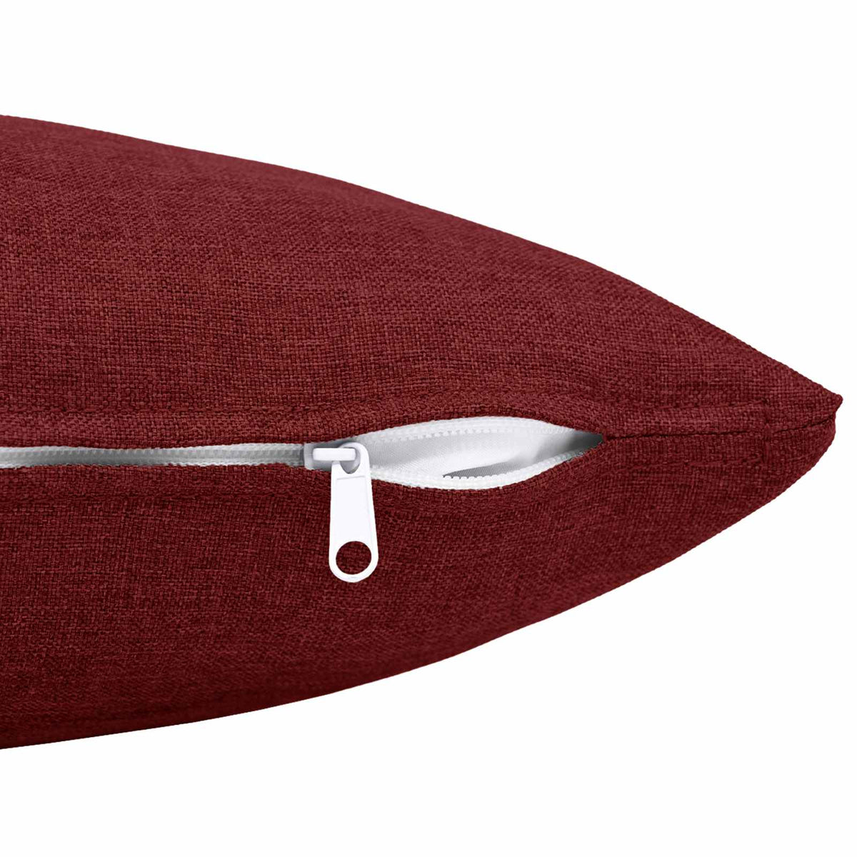 Federa 2 pz HEERLEN Rosso Vino 45 x 45 cm Tessuto | homemem39