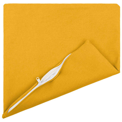 Federa 2 pz HEERLEN Giallo Chiaro 45 x 45 cm Tessuto