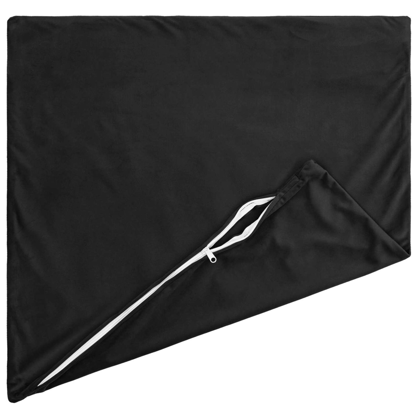 Federa 6 pcs HEERLEN Nero 50 x 50 cm Velluto