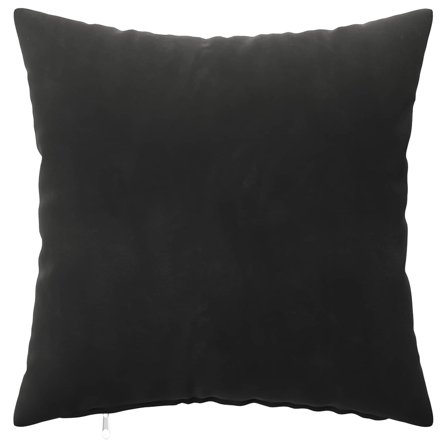 Federa 6 pcs HEERLEN Nero 50 x 50 cm Velluto