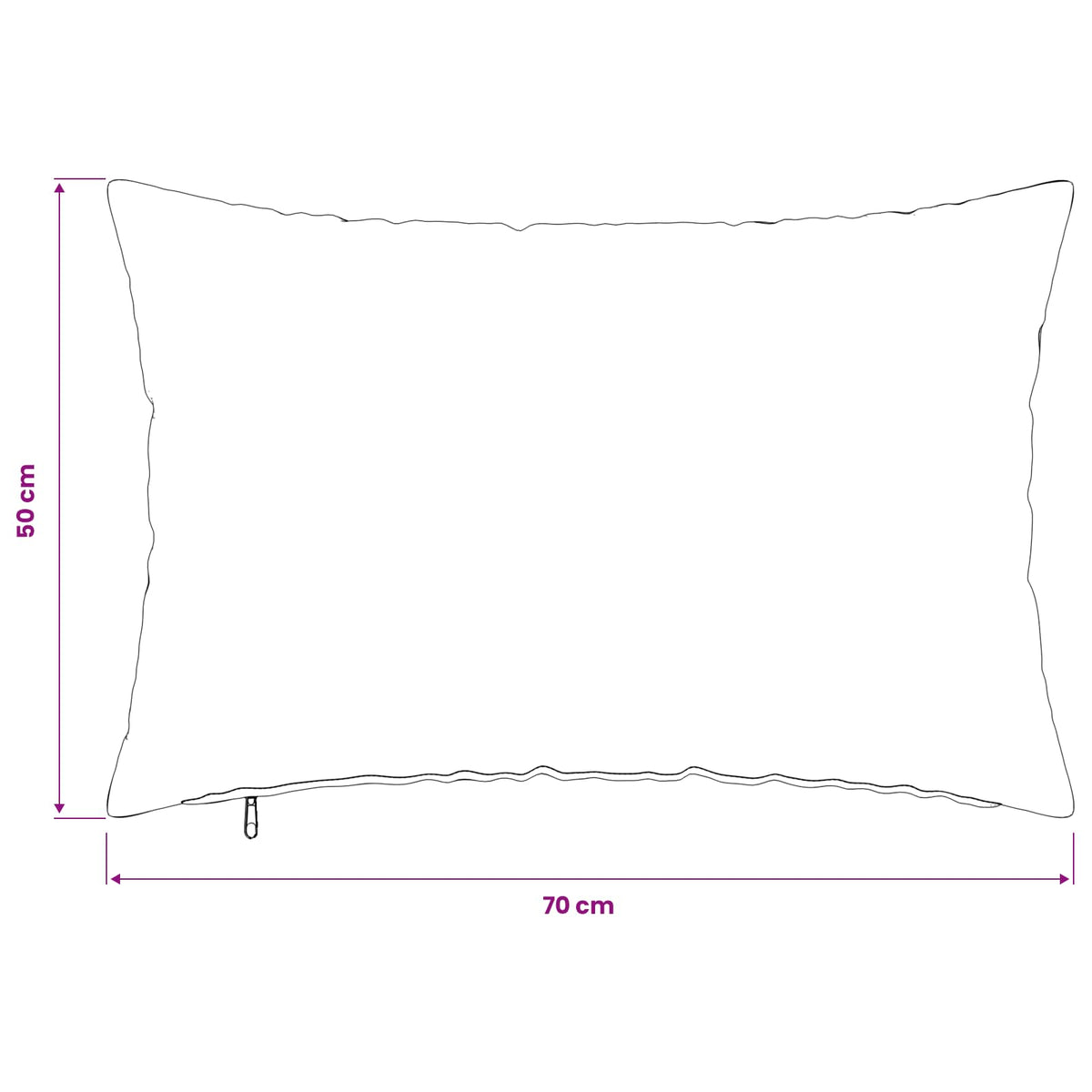 Federa 6 pz HEERLEN Grigio Nuvola 50 x 70 cm Tessuto | homemem39
