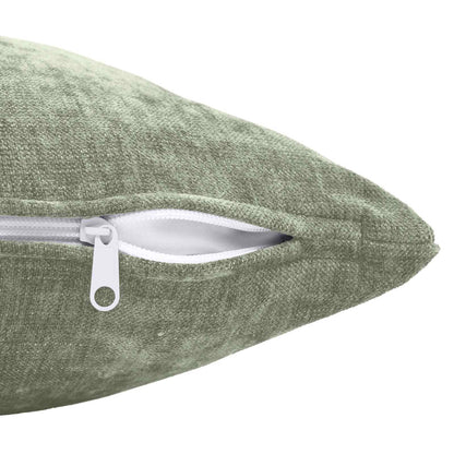 Federa 2 pz HEERLEN Verde 50 x 75 cm Tessuto Chenille | homemem39