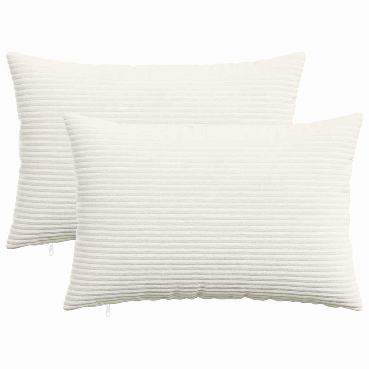 Federa 2 pcs HEERLEN Crema 50 x 80 cm corduroy