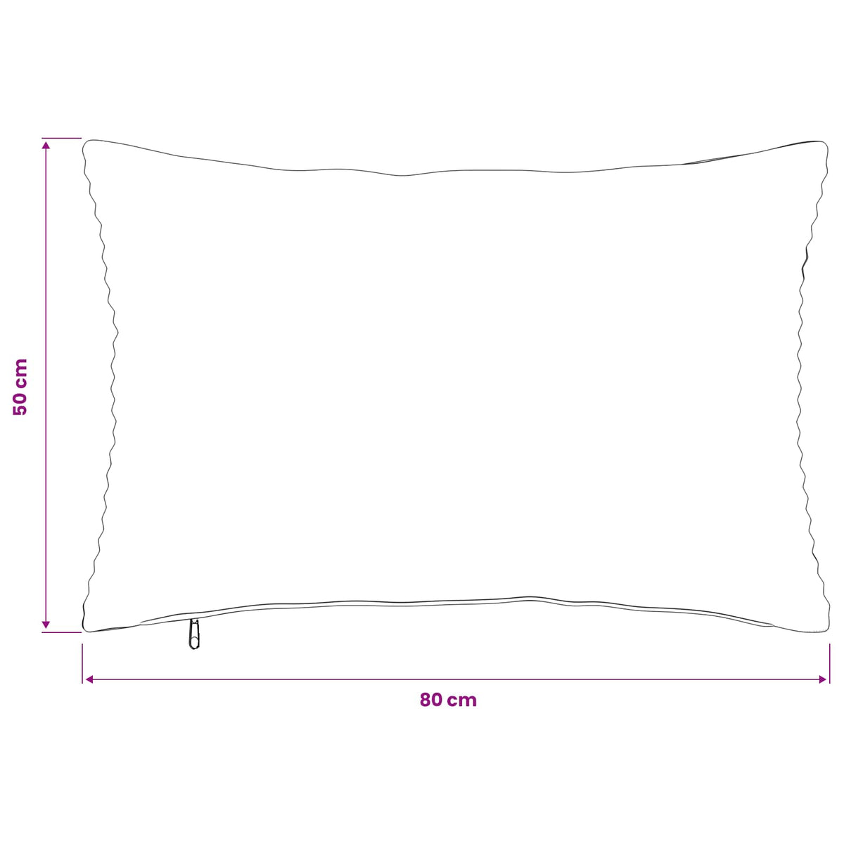 Federa 6 pcs HEERLEN Blu navy 50 x 80 cm corduroy | homemem39