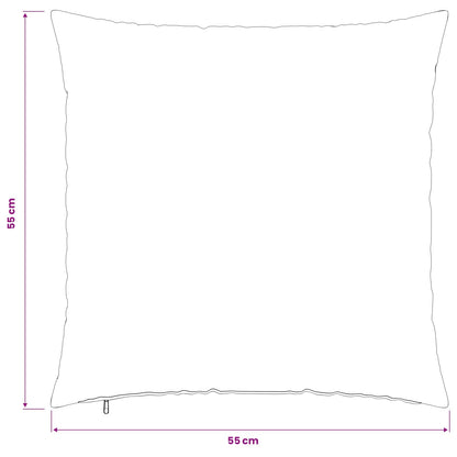 Federa 6 pz HEERLEN Blu 55 x 55 cm Tessuto | homemem39
