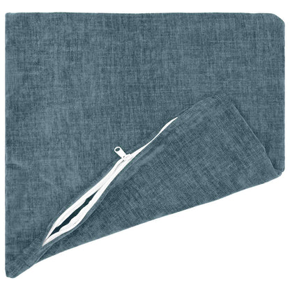 Federa 6 pz HEERLEN Blu 65 x 65 cm Tessuto Chenille | homemem39