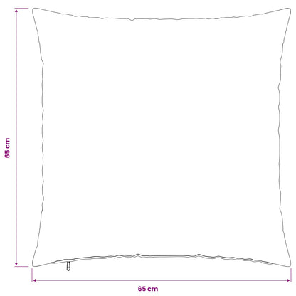 Federa 6 pz HEERLEN Blu 65 x 65 cm Tessuto Chenille | homemem39