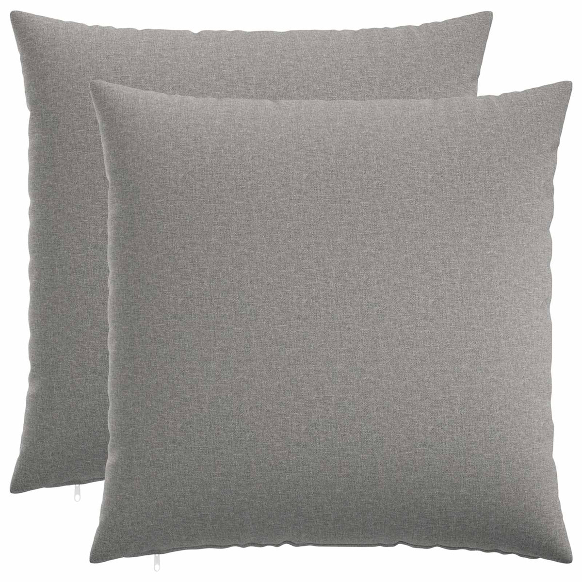 Federa 2 pz HEERLEN Grigio Nuvola 70 x 70 cm Tessuto