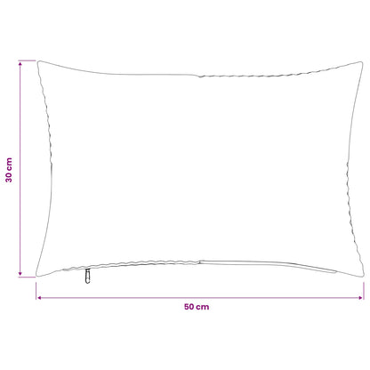Federa 2 pcs ALMELO Grigio Scuro 30 x 50 cm corduroy | homemem39