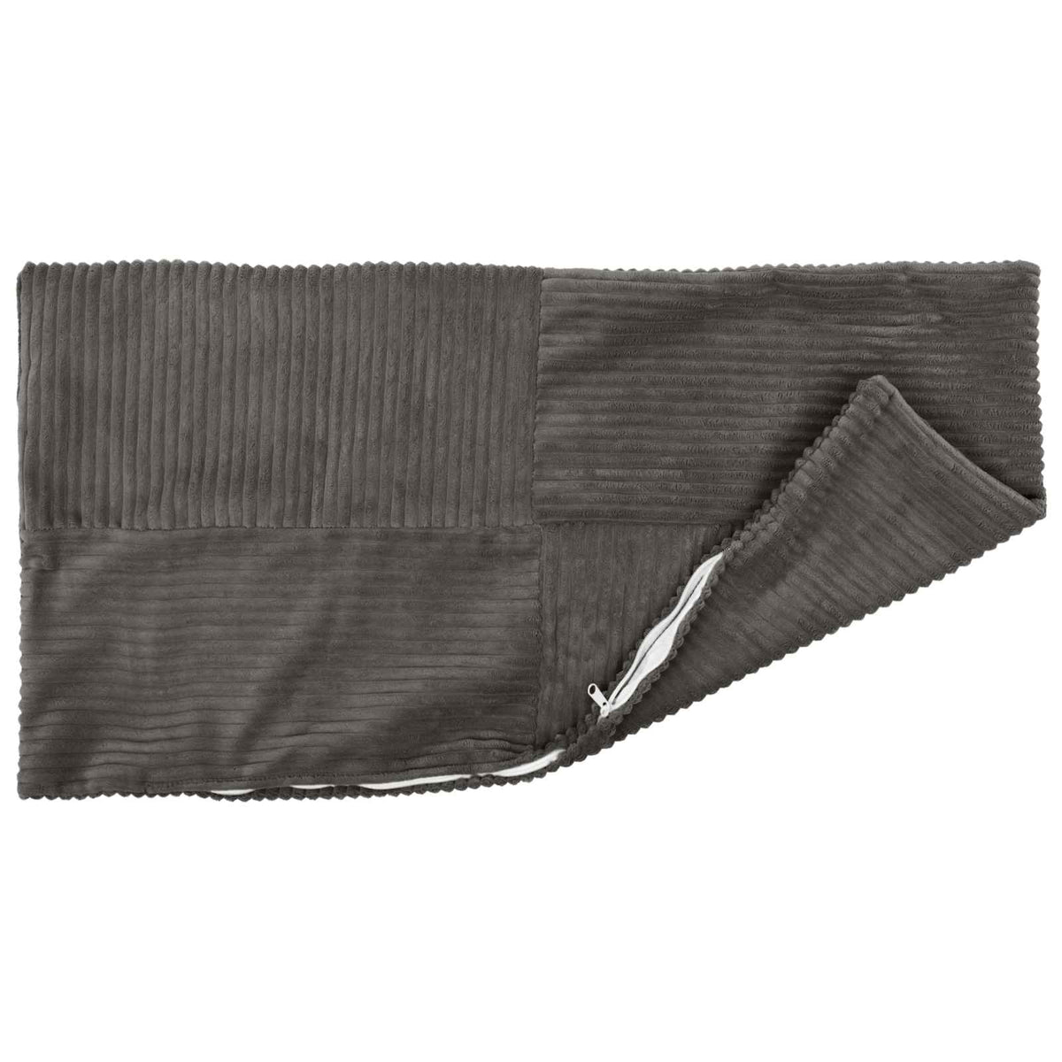 Federa 6 pcs ALMELO Grigio Scuro 30 x 50 cm corduroy | homemem39