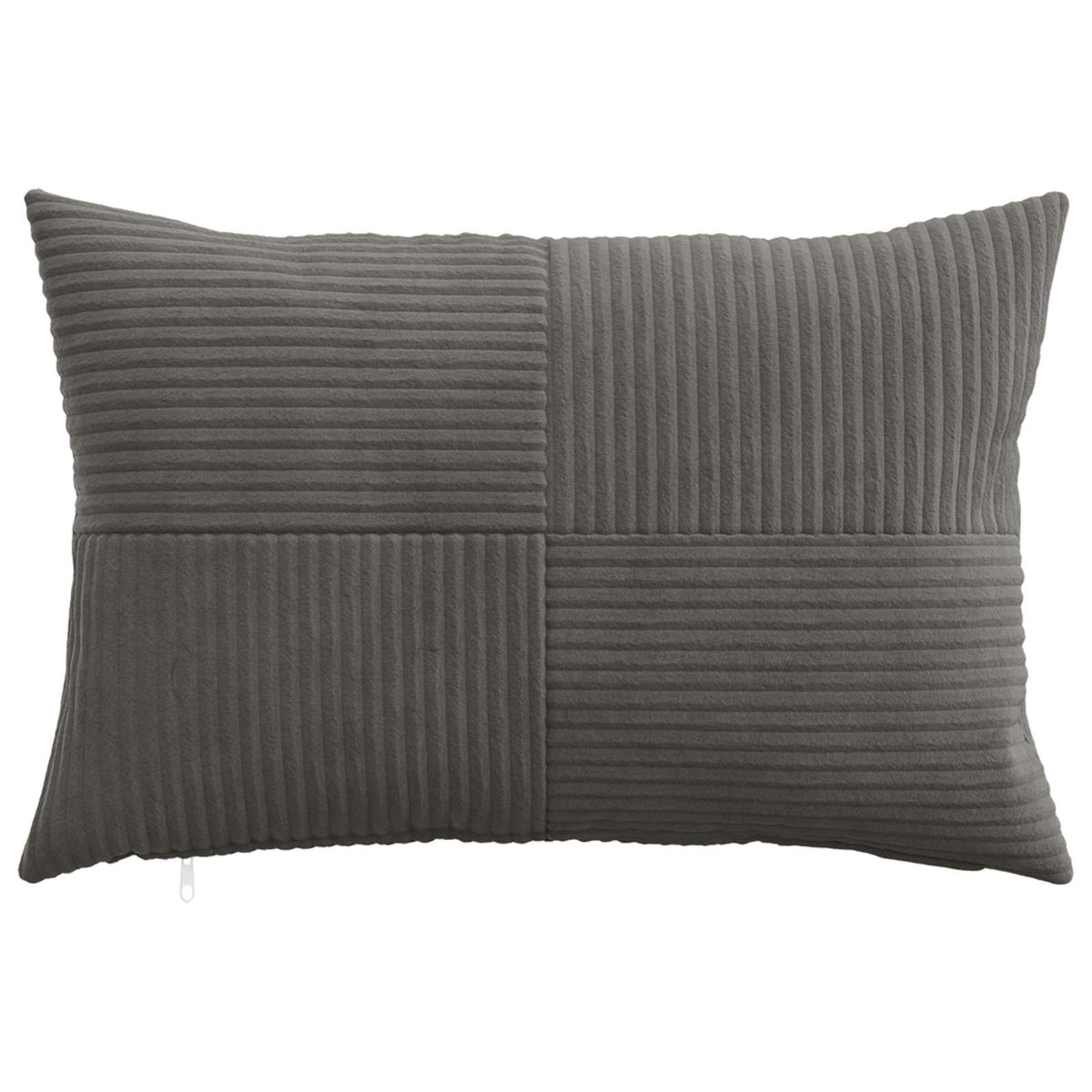Federa 6 pcs ALMELO Grigio Scuro 30 x 50 cm corduroy | homemem39