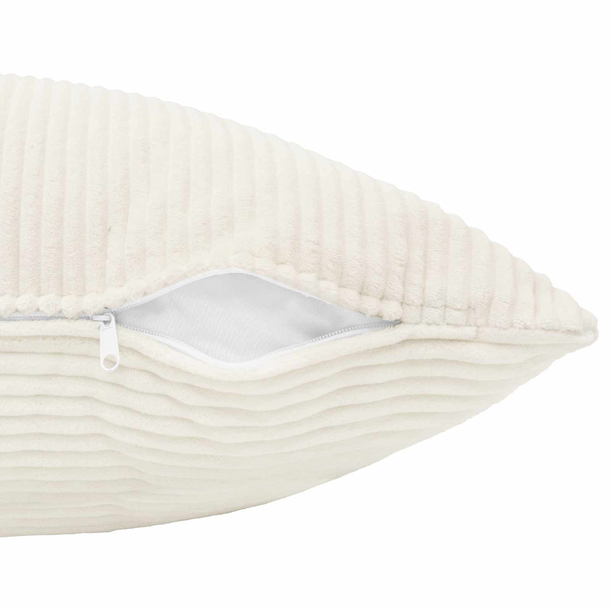 Federa 2 pcs ALMELO Crema 30 x 50 cm corduroy | homemem39