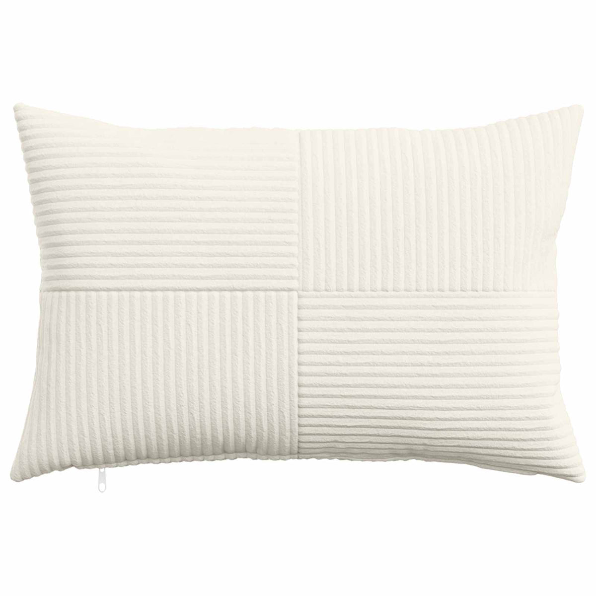 Federa 2 pcs ALMELO Crema 30 x 50 cm corduroy | homemem39