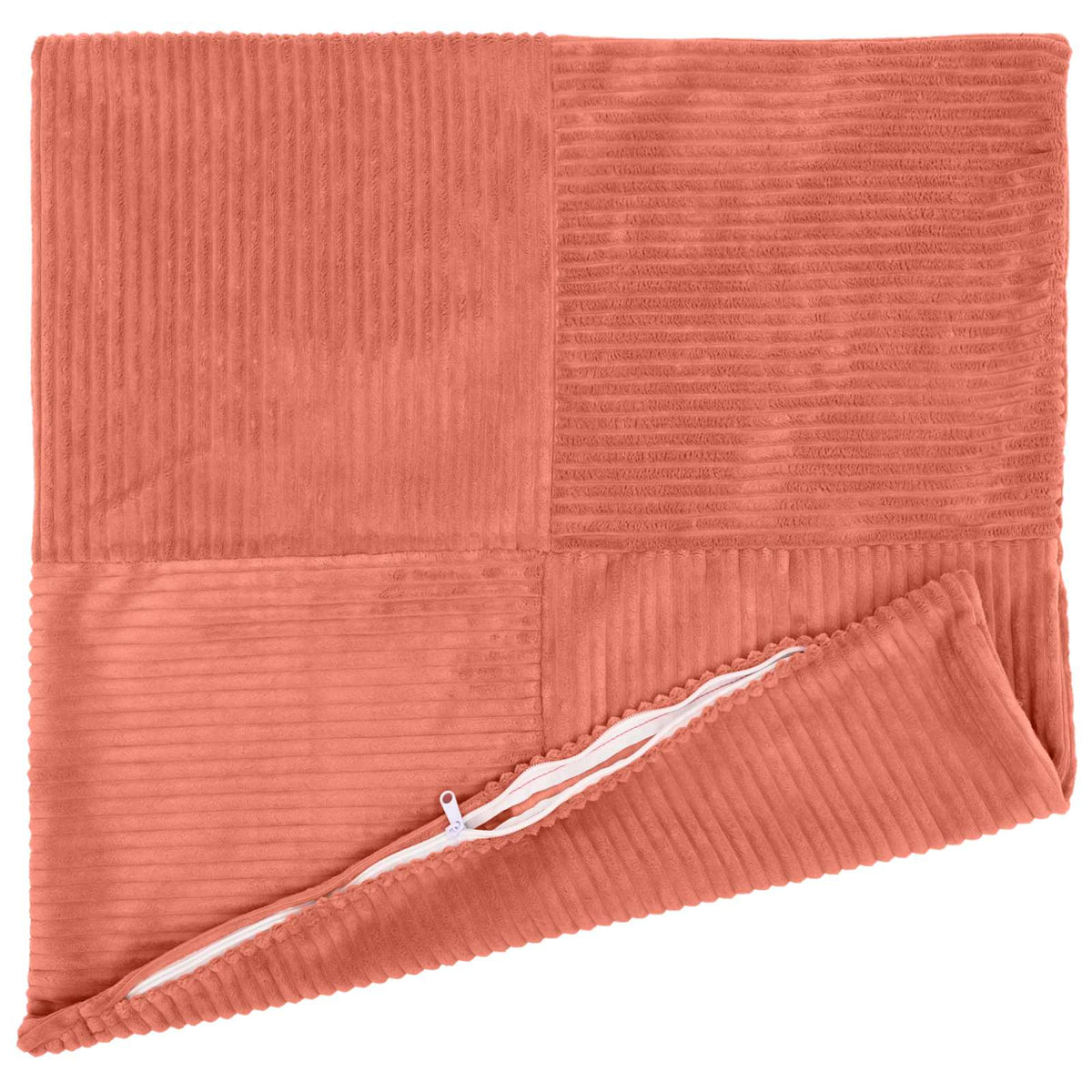 Federa 6 pcs ALMELO Rosso Arancio 40 x 40 cm corduroy | homemem39