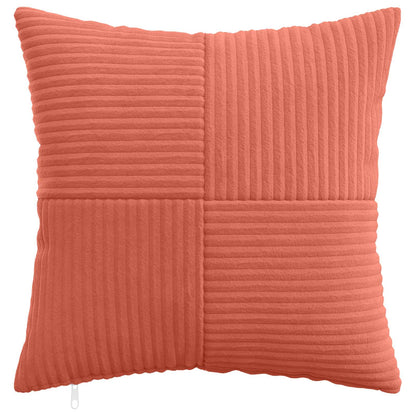 Federa 6 pcs ALMELO Rosso Arancio 40 x 40 cm corduroy | homemem39