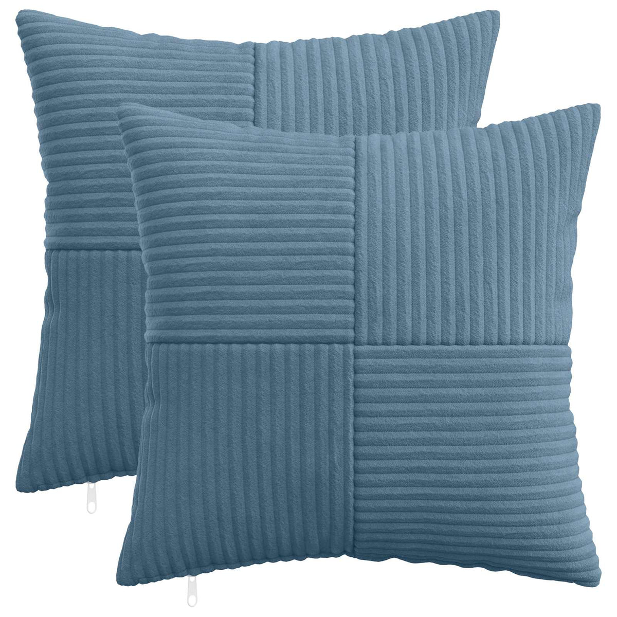 Federa 2 pcs ALMELO Blu 40 x 40 cm corduroy | homemem39