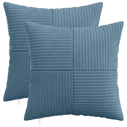 Federa 2 pcs ALMELO Blu 40 x 40 cm corduroy | homemem39