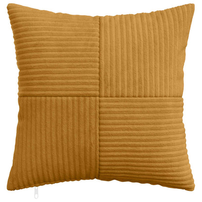 Federa 2 pcs ALMELO Giallo 40 x 40 cm corduroy