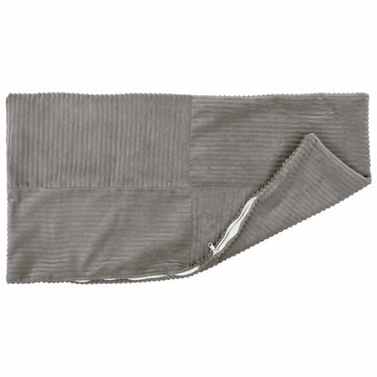 Federa 2 pcs ALMELO Grigio Chiaro 40 x 60 cm corduroy | homemem39