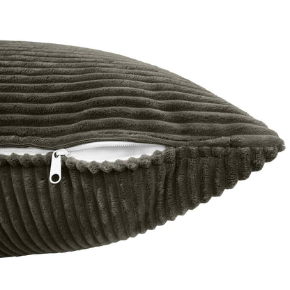 Federa 2 pcs ALMELO Antracite 40 x 60 cm corduroy | homemem39