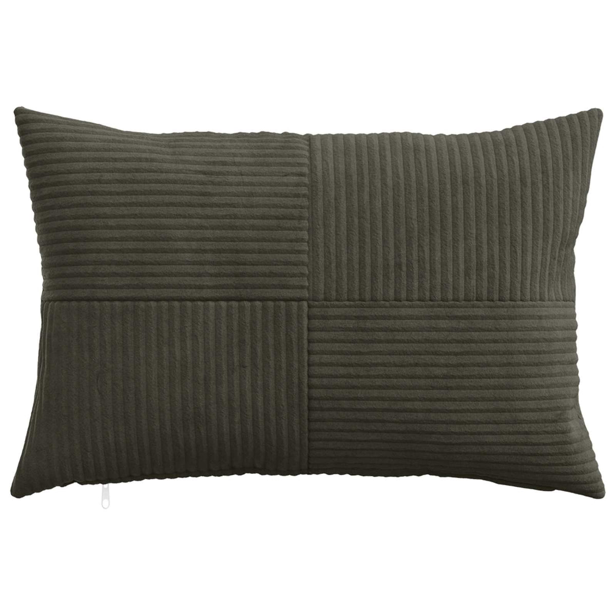 Federa 2 pcs ALMELO Antracite 40 x 60 cm corduroy | homemem39