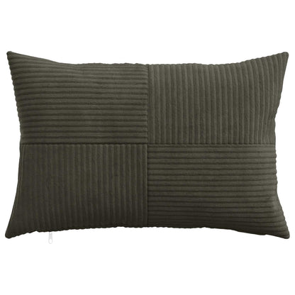 Federa 2 pcs ALMELO Antracite 40 x 60 cm corduroy | homemem39