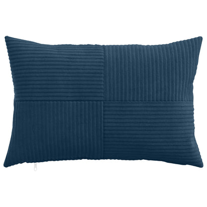 Federa 2 pcs ALMELO Blu navy 40 x 60 cm corduroy | homemem39