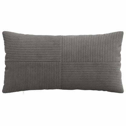 Federa 6 pcs ALMELO Grigio Scuro 40 x 70 cm corduroy