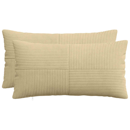 Federa 2 pcs ALMELO Grigio Verde 40 x 80 cm corduroy | homemem39
