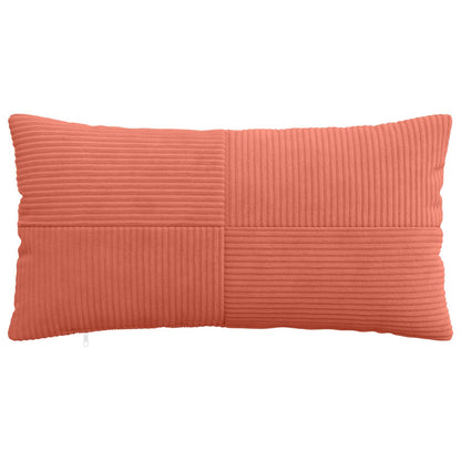 Federa 2 pcs ALMELO Rosso Arancio 40 x 80 cm corduroy | homemem39