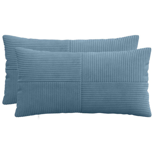 Federa 2 pcs ALMELO Blu 40 x 80 cm corduroy | homemem39