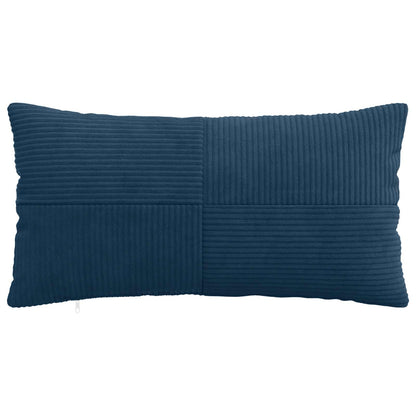 Federa 2 pcs ALMELO Blu navy 40 x 80 cm corduroy