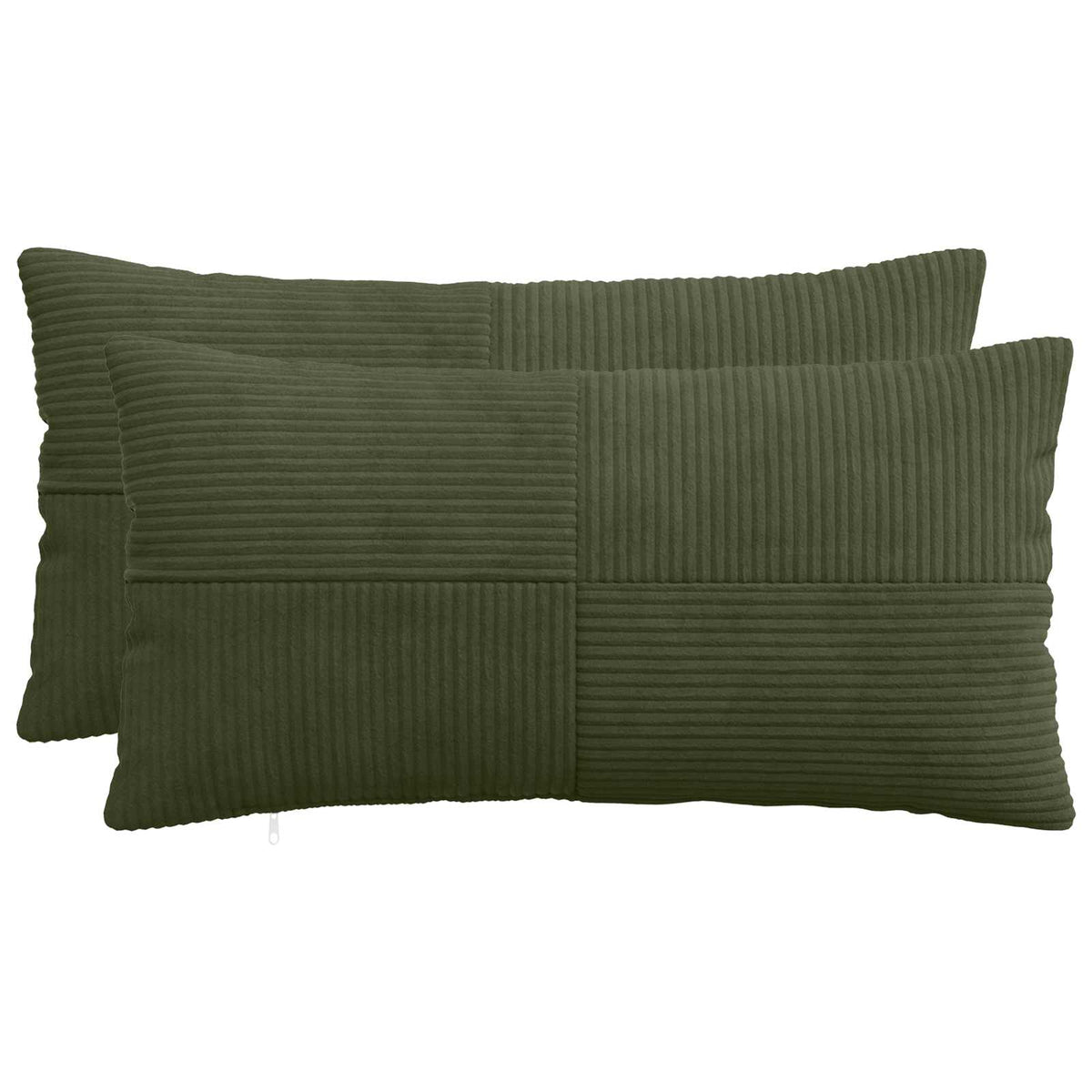 Federa 2 pcs ALMELO Verde 40 x 80 cm corduroy | homemem39
