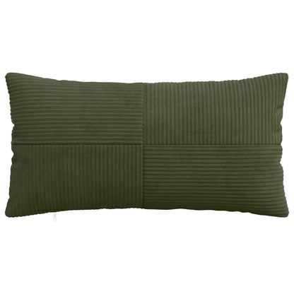 Federa 6 pcs ALMELO Verde 40 x 80 cm corduroy