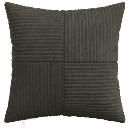 Federa 2 pcs ALMELO Antracite 45 x 45 cm corduroy | homemem39