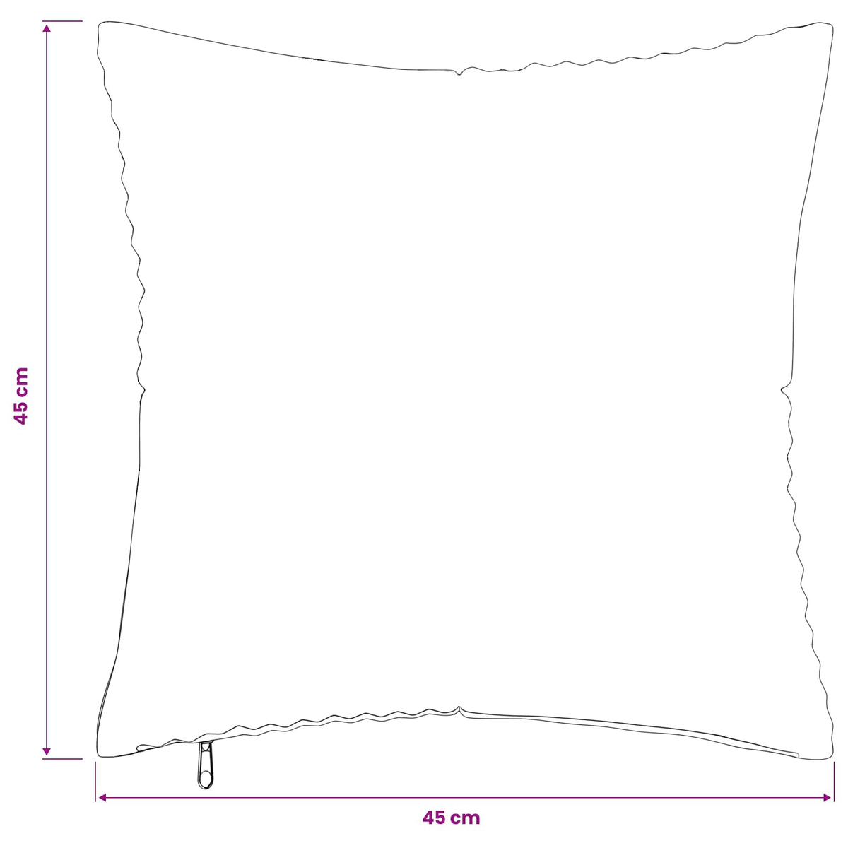 Federa 2 pcs ALMELO Antracite 45 x 45 cm corduroy | homemem39