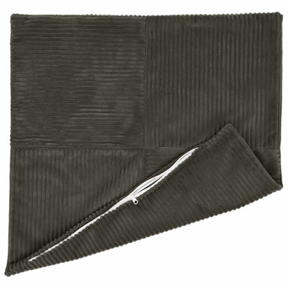 Federa 12 pcs ALMELO Antracite 45 x 45 cm corduroy | homemem39