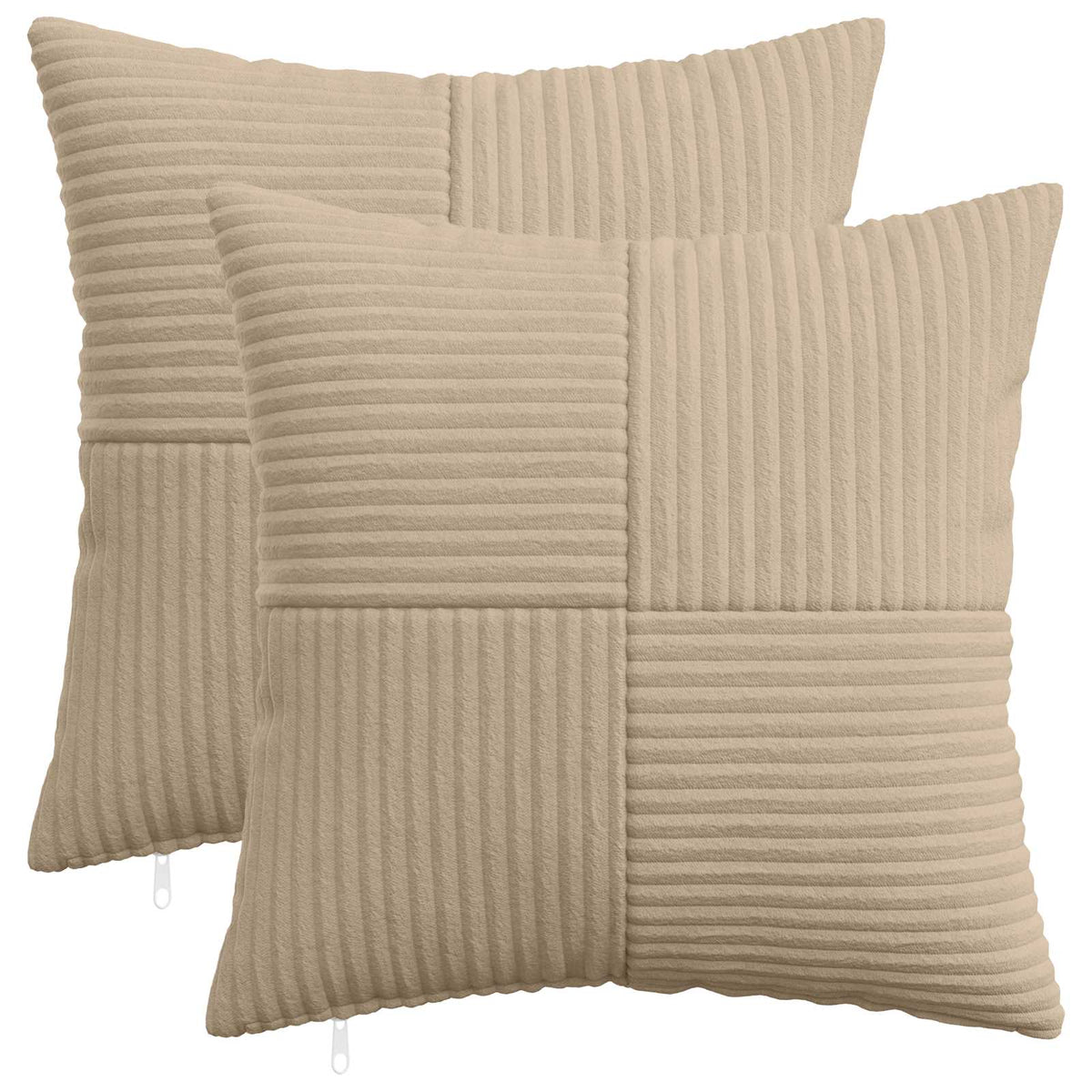 Federa 2 pcs ALMELO Tortora 45 x 45 cm corduroy | homemem39