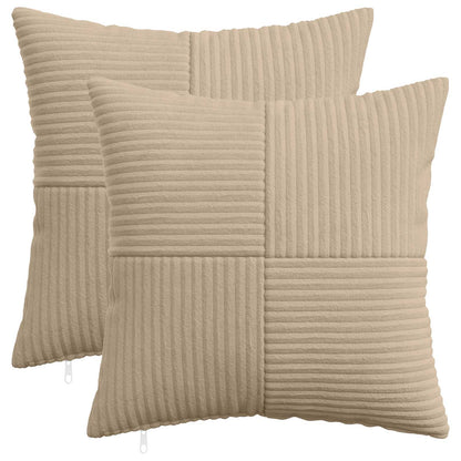 Federa 2 pcs ALMELO Tortora 45 x 45 cm corduroy | homemem39
