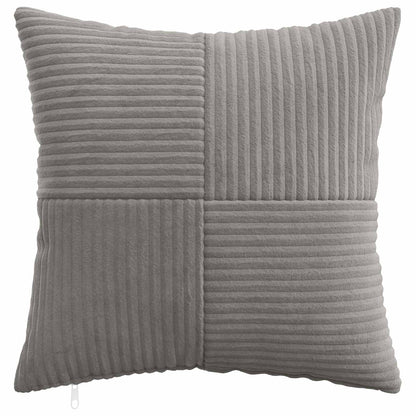 Federa 12 pcs ALMELO Grigio Chiaro 50 x 50 cm corduroy | homemem39