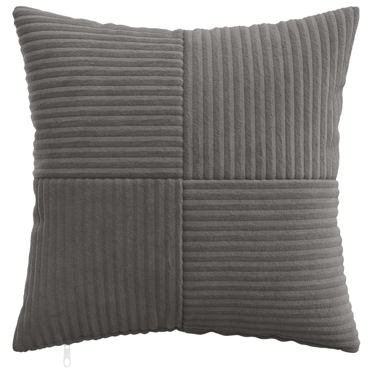 Federa 6 pcs ALMELO Grigio Scuro 50 x 50 cm corduroy | homemem39