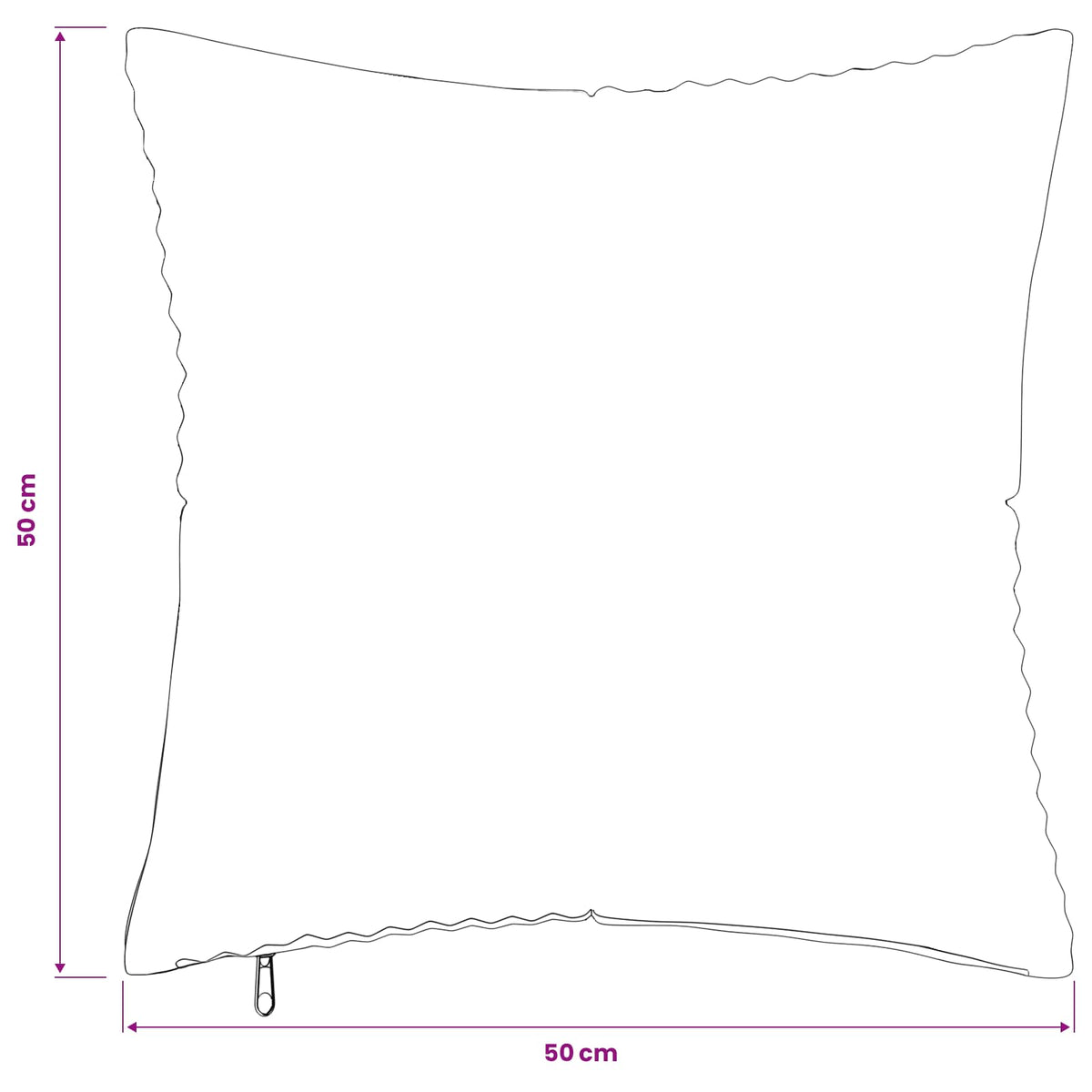 Federa 2 pcs ALMELO Crema 50 x 50 cm corduroy | homemem39