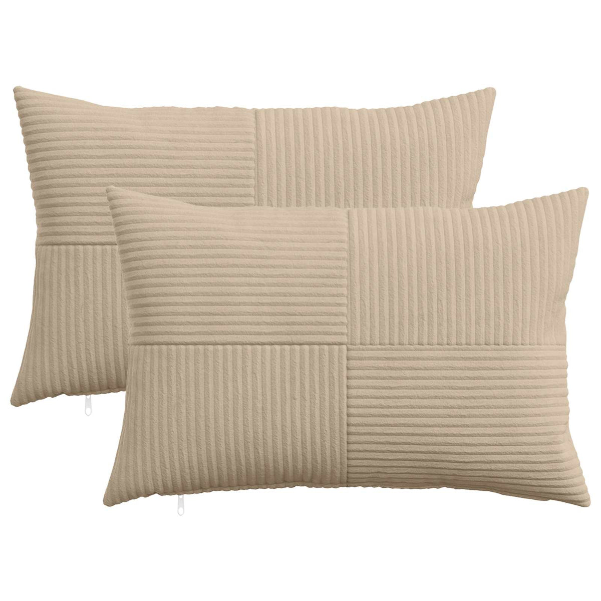 Federa 2 pcs ALMELO Tortora 50 x 70 cm corduroy | homemem39